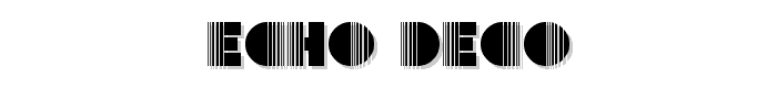 Echo Deco font